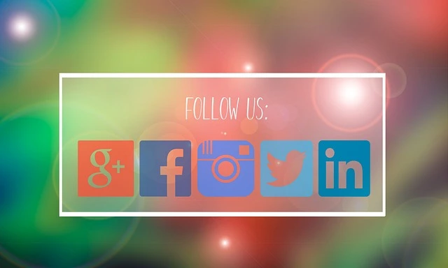 A graphics that says "follow us" and show social media icons. Social media campaigns. Run social media campaigns that encourage customers to share their experiences with your business.