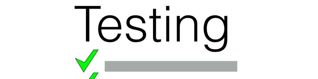 Text that says "Testing" above a checklist. Test and iterate. Implementing micro-interactions is an iterative process.